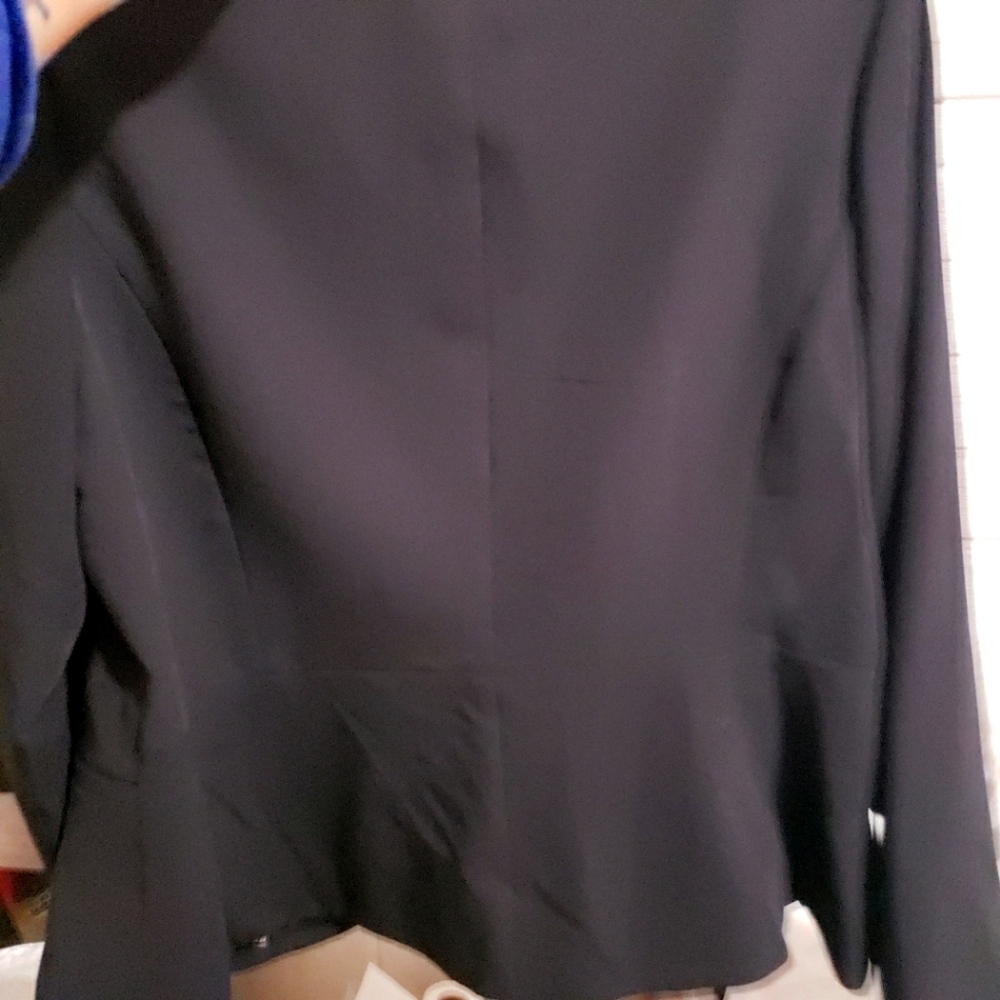 Worthington Black Tailored Blazer with Notched Lapels...size:1X - Picture 8 of 12